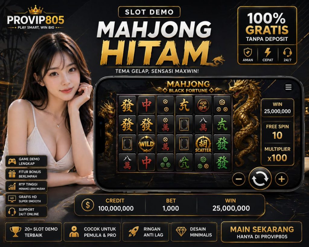 Slot Demo Mahjong Hitam Viral 2026 PROVIP805