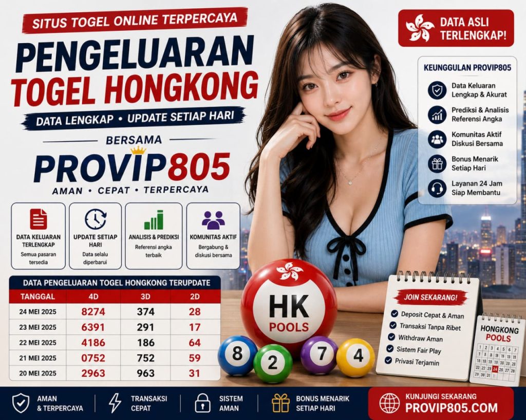 Pengeluaran Togel Hongkong Jadi Tren Data PROVIP805